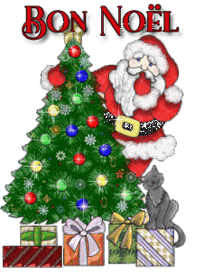 Gif joyeux Noël père Noël